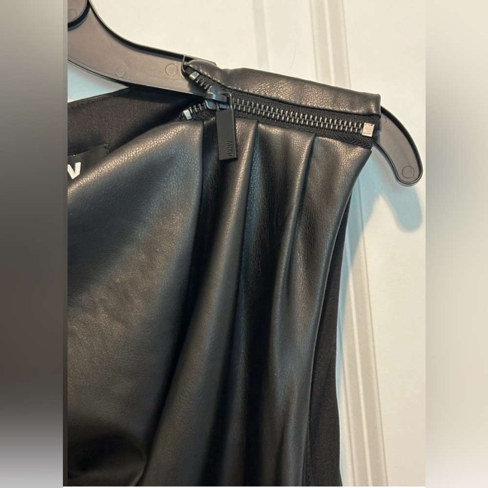 DKNY Mixed-Media Tie-Waist Jumpsuit - Picture 7 of 12
